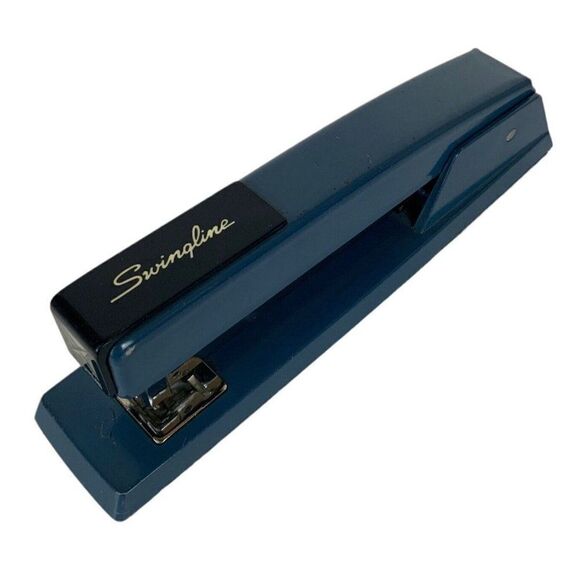 Swingline 747 Heavy Office Stapler 94-41 Blue Republic National Bank of Dallas - Picture 1 of 9